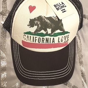 Billabong California Love Trucker Hat- NWT
